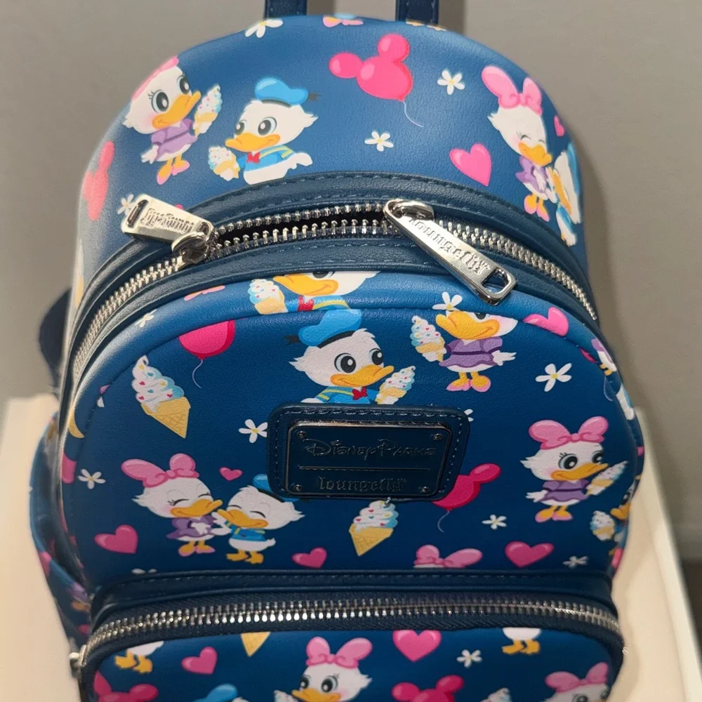 Loungefly Disney Donald & Daisy Duck 💕 Loungefly Mini Backpack